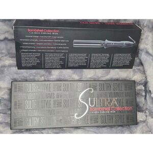 NEW Sultra Bombshell 1.5‎ Inch Curling Iron Advanced Care Tourmaline Ceramic